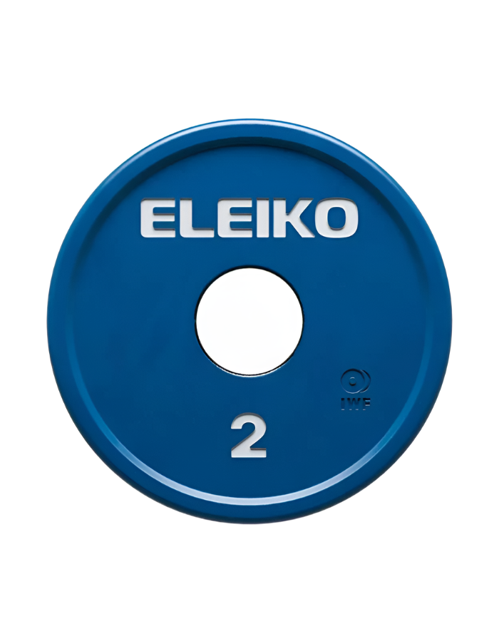 Eleiko IWF Single Change Plate - 2 kg - Premium from shopiqat - Just $18! Shop now at shopiqat